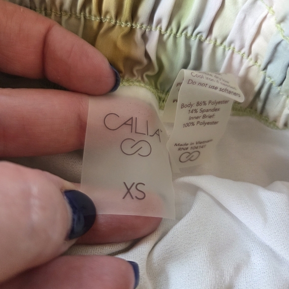 NWT CALIA High-Rise Step Up Short - Filtered Flora Multi, Women's XS - Picture 4 of 13